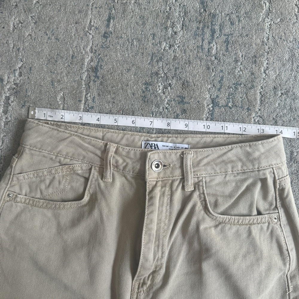 Zara Beige Casual Pants - Picture 5 of 7